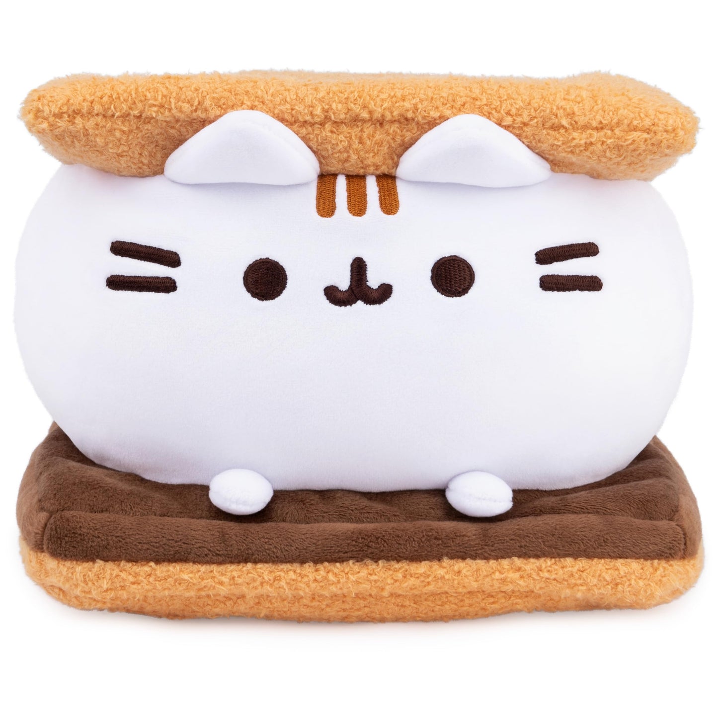 GUND Pusheen S'Mores Squisheen 12-Inch Squishy Plush Toy; Ages 8+