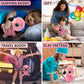 DolliBu Flamingo Plush - Fuzzy Stuffed Animal Flamingo, Cute Realistic Stuffed Animal Toy for Boys and Girls, Adorable Plush Gift for Baby, Kids
