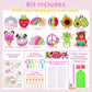 Happy makers Big Gem Diamond Art Painting Arts Crafts Keychains Suncatchers Kits for Gifts, Mosaic Painting Kit by Numbers for Teens Toddler DIY