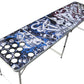 Tattoo Portable Beer Pong Table with Holes