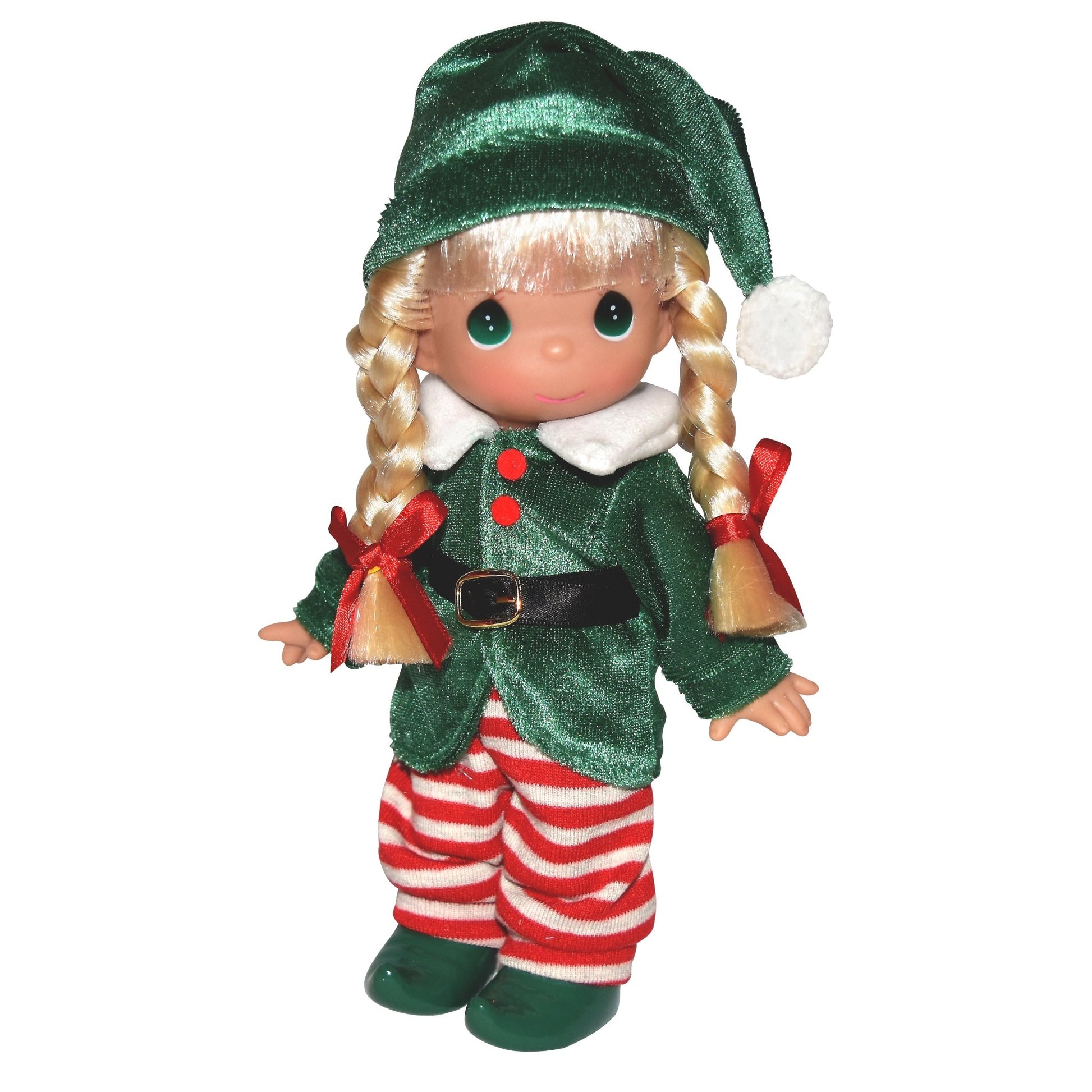 The Doll Maker Precious Moments Dolls, Linda Rick, Santa's Lil' Helper, 9 inch Doll