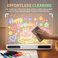 Kjlwb 16 Inch Rechargeable LED Glow Drawing Board for Kids, White Stand