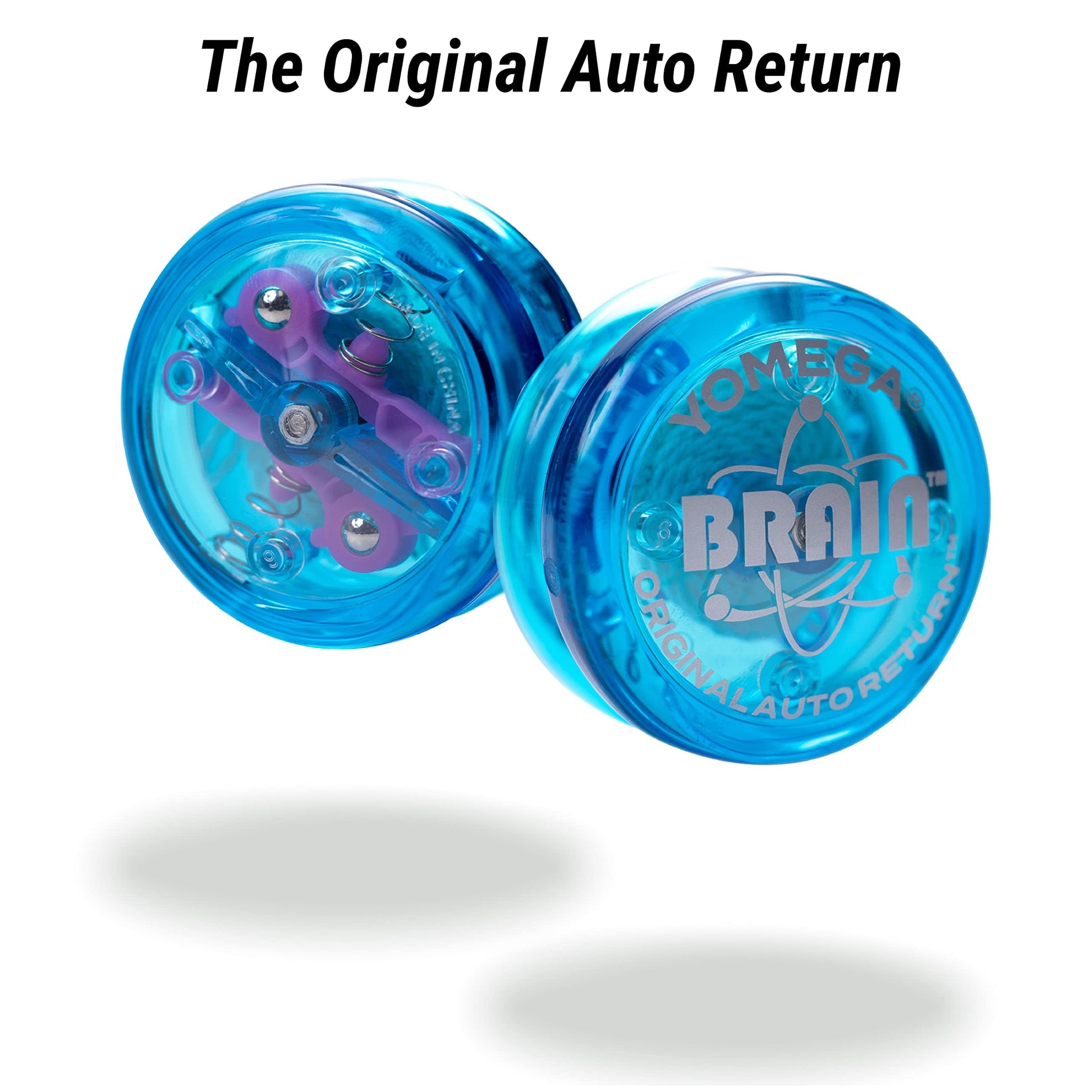 Yomega The Original Brain - Professional Yoyo for Kids and Beginners, Responsive Auto Return Yo Yo Best for String Tricks + Extra 2 Strings & 3 Month