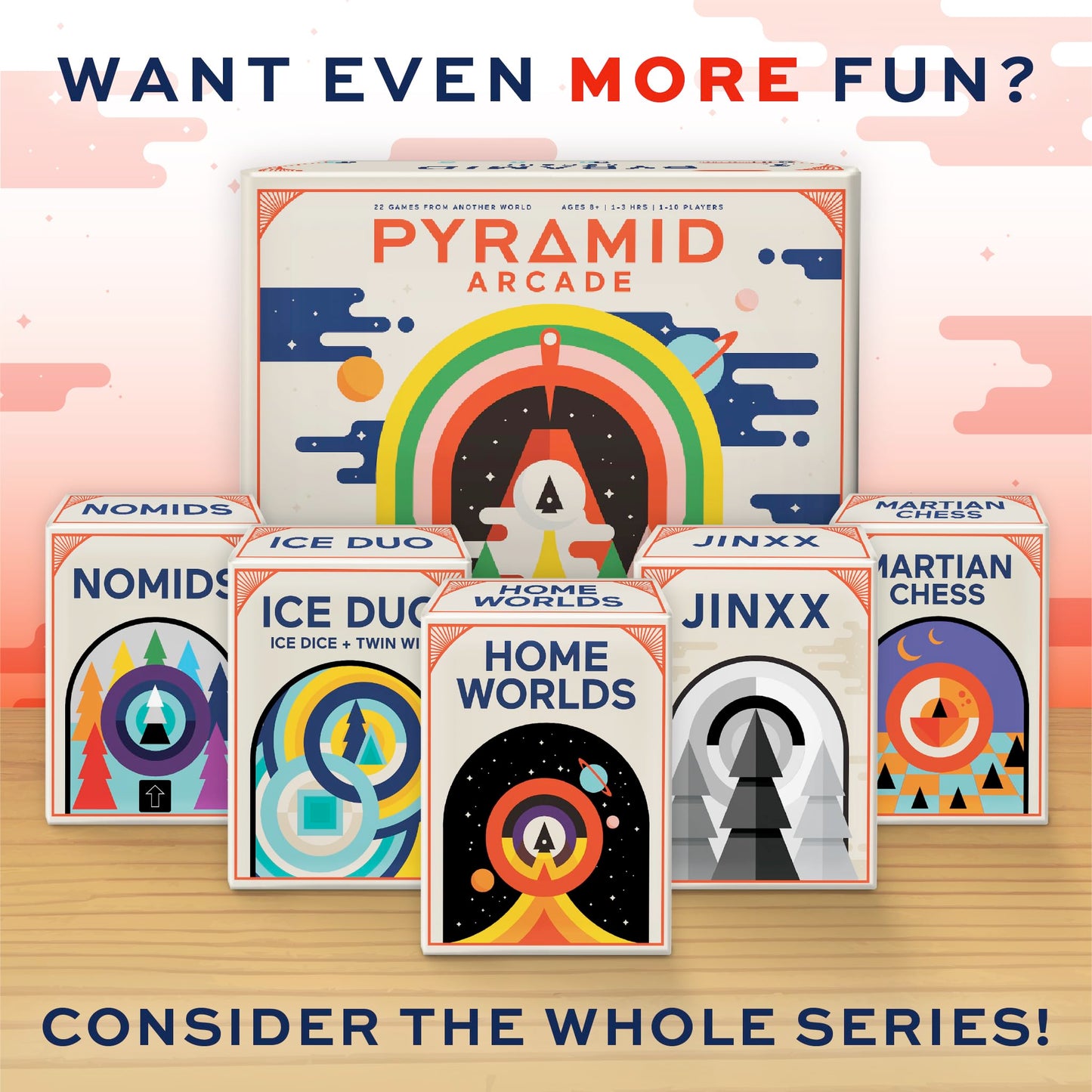 Looney Labs Homeworlds Pyramid Strategy Game - Deep Space Warfare for Two Players