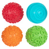 READY 2 LEARN Paint and Dough Texture Spheres | Set of 4 | Ages 2+ | Patterned Ink, Dough and Paint Stamps | Mix and Match Colors and Patterns