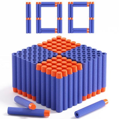 AMOSTING 100PCS Refill Darts Ammo Pack for Nerf Elite Blasters