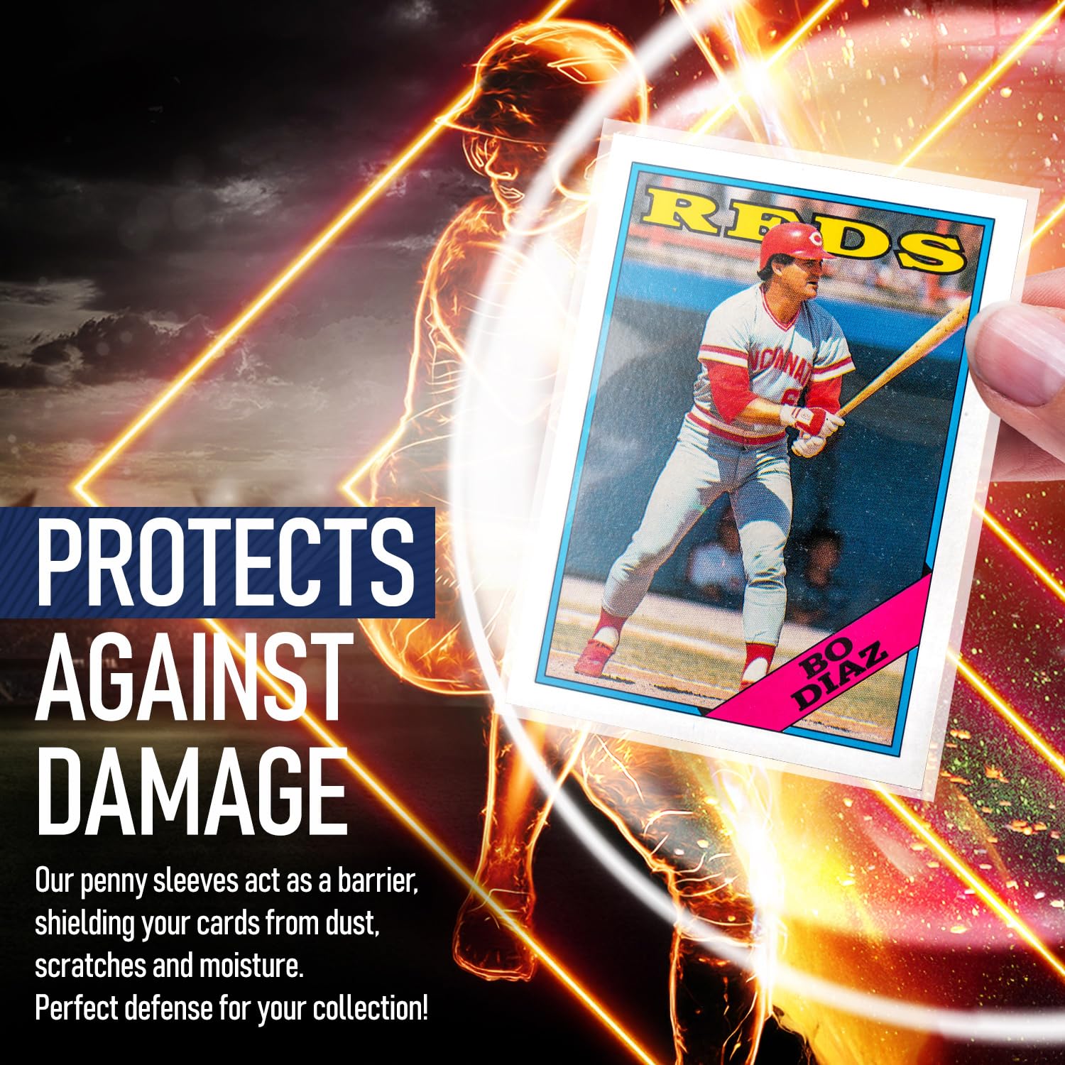Premium Penny Sleeves for Trading Cards | Soft Trading Card Sleeves for Baseball Cards, Ultra Clear Plastic Pro Sports Card Sleeve, Football, MTG