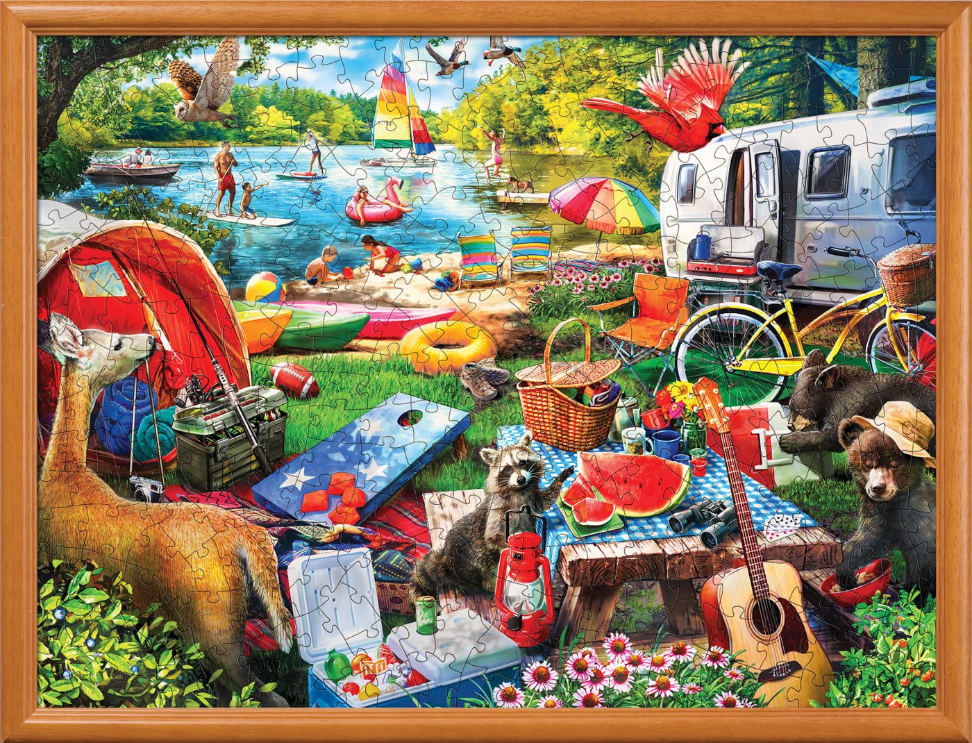 MasterPieces - 300 Piece Jigsaw Puzzle, Large EZ Grip Shapes, Little Rascals, Fun for Adults, Seniors, Family, Kids, Non-Glare Finish, 18"x24"