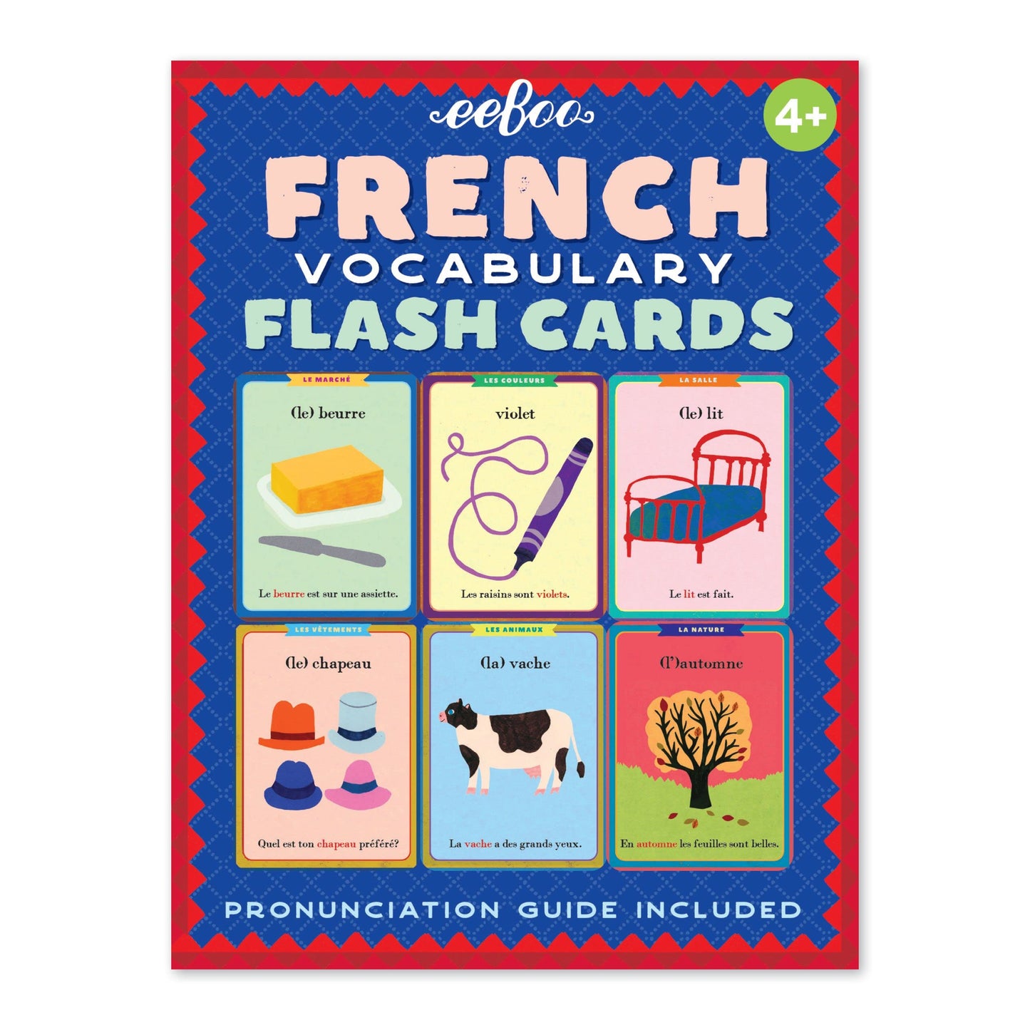 eeBoo: French Vocabulary Flash Cards, Learn French, Imaginative Problem Solving, Educational Games that Cultivates Conversation, Socialization,