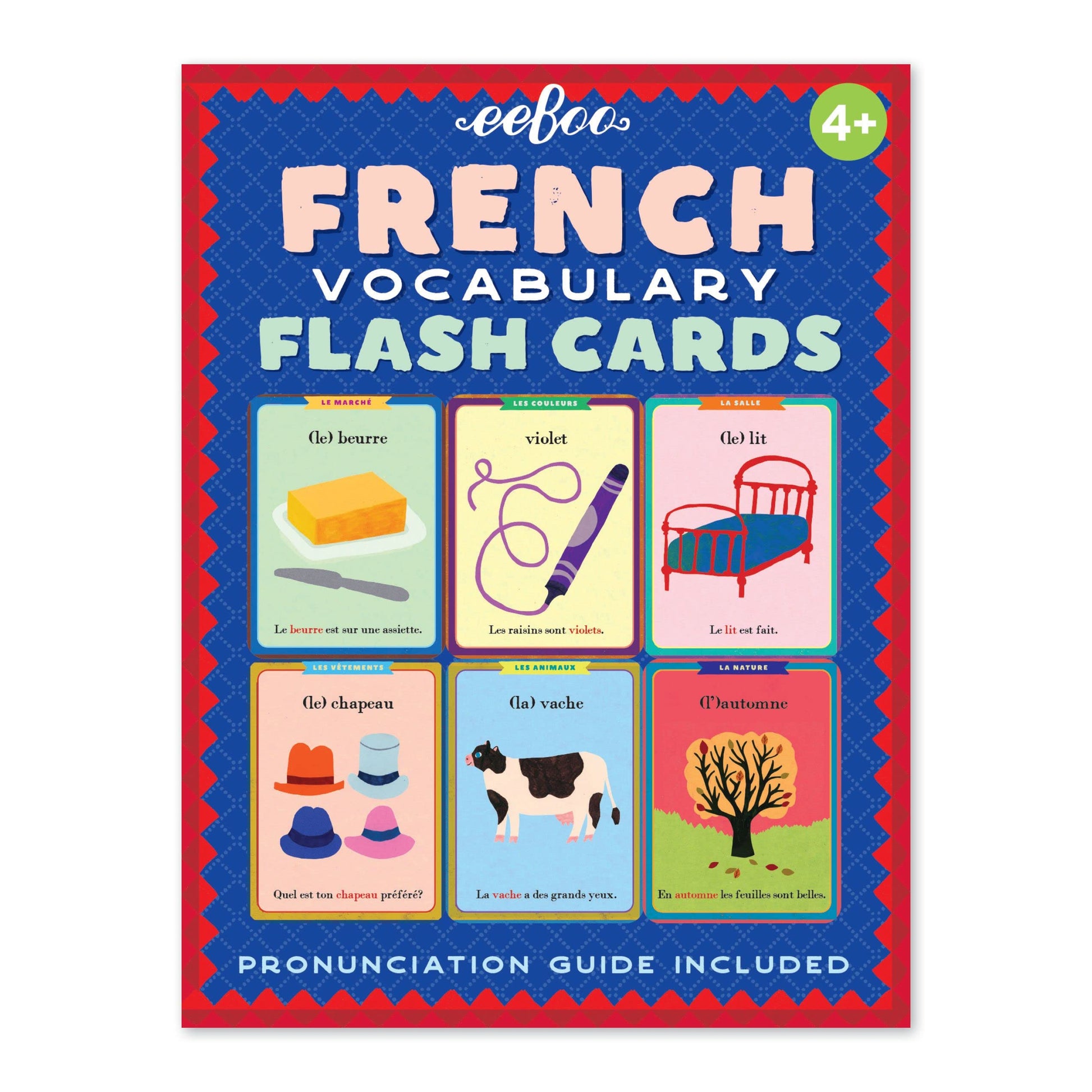 eeBoo: French Vocabulary Flash Cards, Learn French, Imaginative Problem Solving, Educational Games that Cultivates Conversation, Socialization,