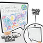 Speech Bubble Crayon Board | The Only Dry-Erase Lap Board for Visual & Hand Development | Crayons, Not Markers | Infant, Toddler, Kids, Classroom |
