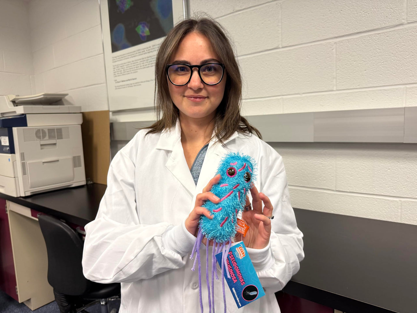 GIANT MICROBES Pseudomonas Plush - Learn About This Bacteria and Health, Educational Gift for Scientists, Doctors, Public Health Workers, and Anyone