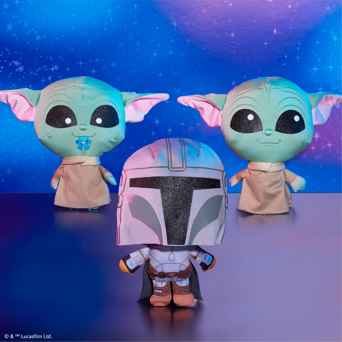 Star Wars™ Doorables Puffables Plush - Star Wars: THE Mandalorian™, 10-inch Collectible Plush Featuring Glitter Eyes, Styles May Vary, Kids Toys for