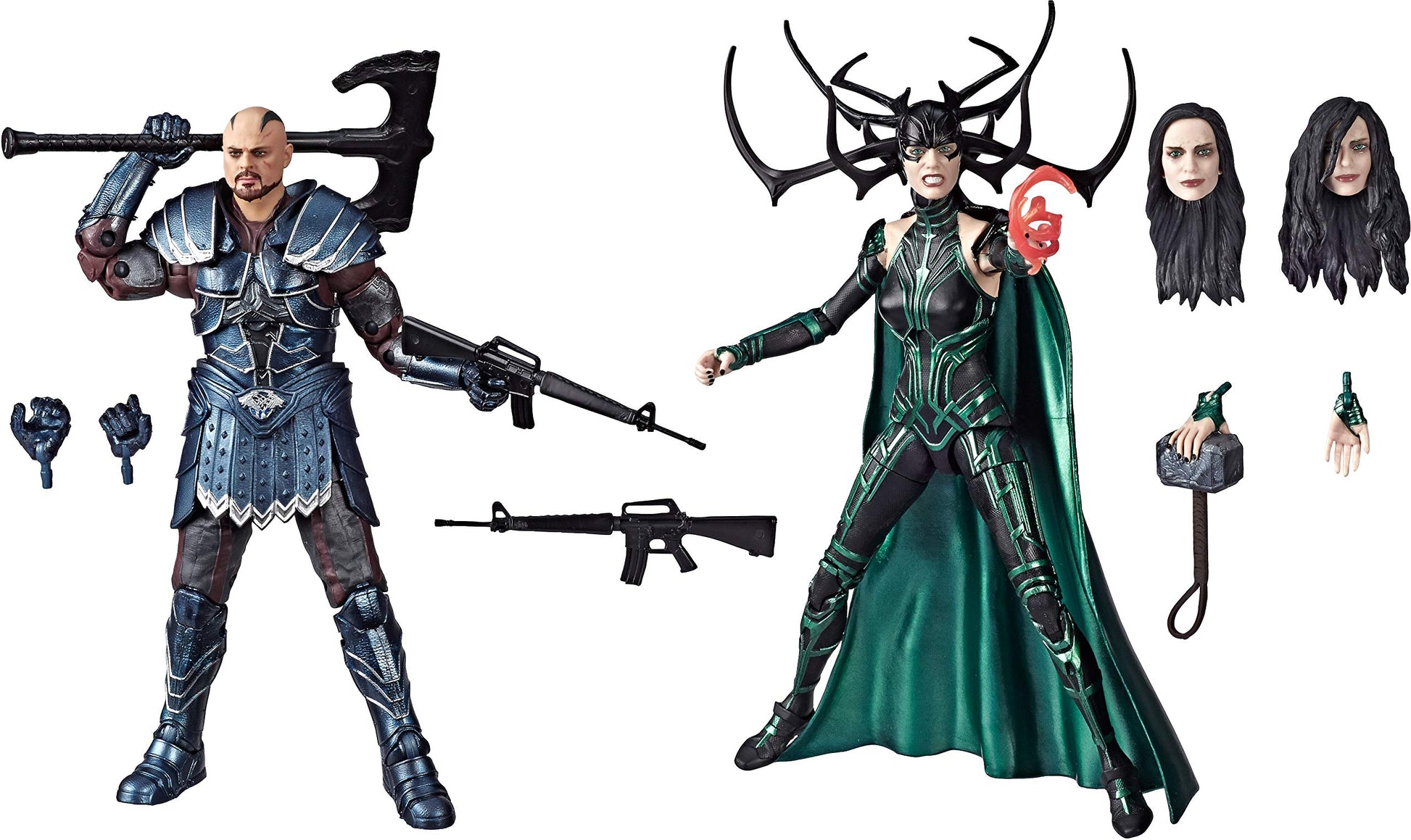 Marvel Legends Series Thor: Ragnarok 6"-Scale Movie-Inspired Skurge & Marvel’s Hela Collectible Action Figure 2 Pack