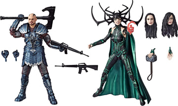 Marvel Legends Series Thor: Ragnarok 6"-Scale Movie-Inspired Skurge & Marvel’s Hela Collectible Action Figure 2 Pack