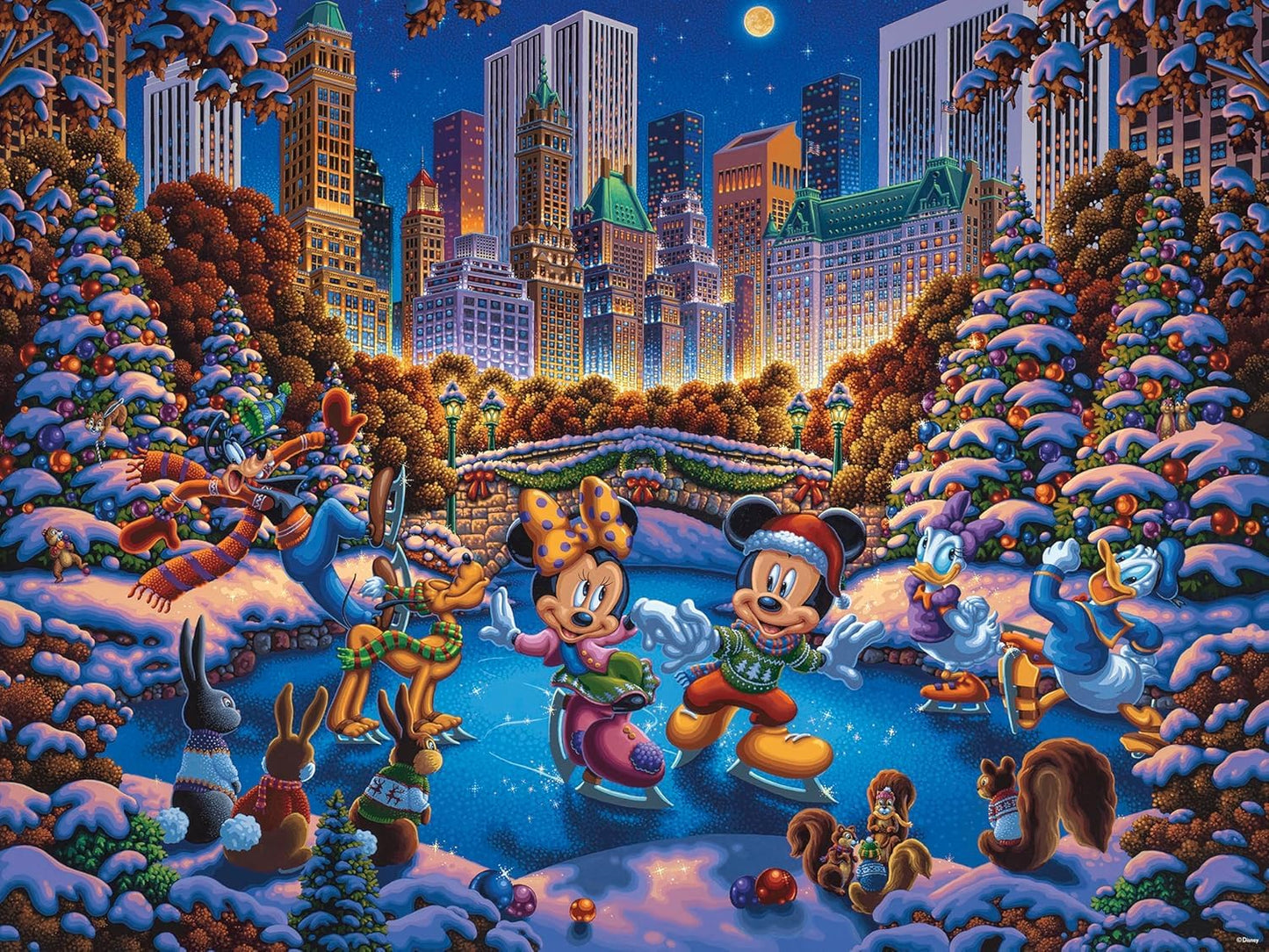 Ceaco - Disney Dowdle Mickey and Friends - 1500 Piece Puzzle for Adults