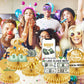 Hilarious 6Pcs Money Themed Birthday Party Honeycomb Centerpieces Bill Dollar Party Table Decorations Table Topper for Birthdays Casino Weddings