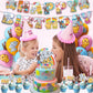 Toddler Music Birthday Party Decoration, Include Happy Birthday Banner, Cake Topper, Latex Balloons, for Canticos Theme Toddler Kids Party