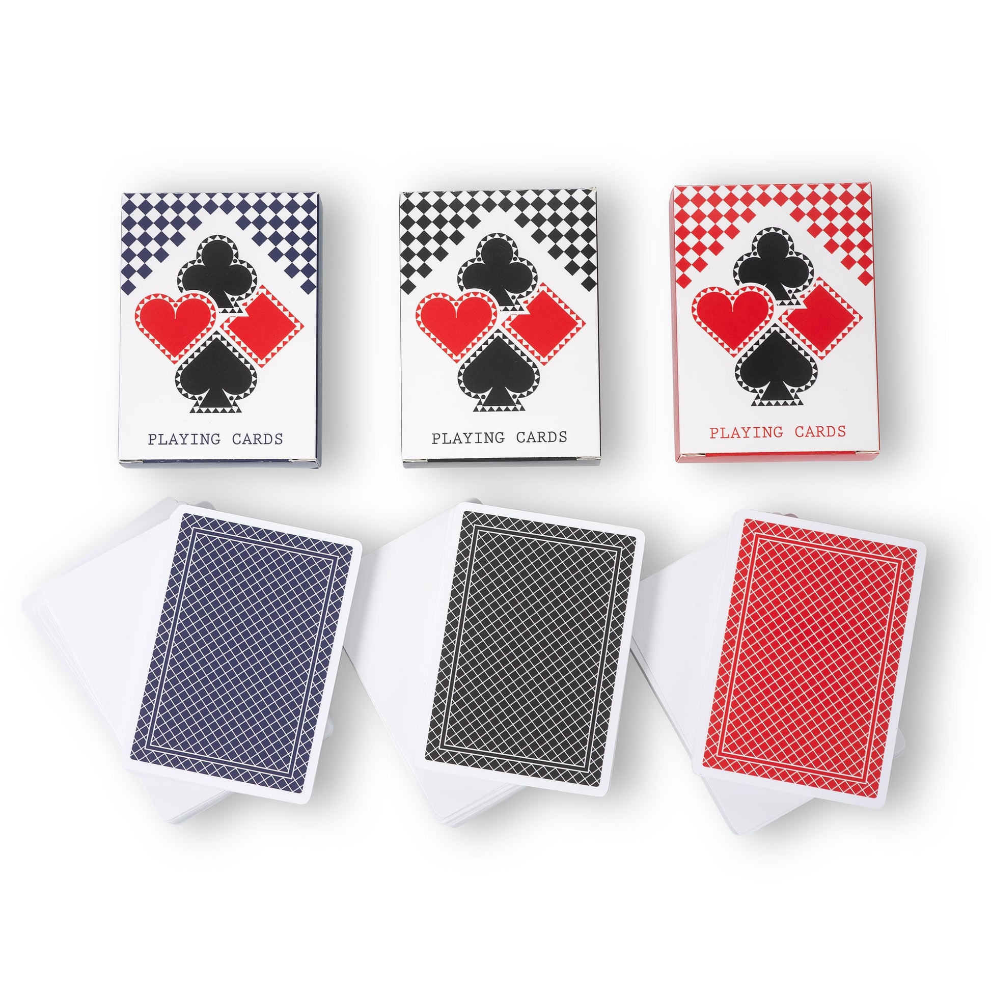 Apostrophe Games Blank Playing Cards - 162pcs Poker Cards (3 Packs of 54 Each) - Custom Card Deck for DIY Games & Prototyping
