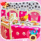 Newwiee 3 Pcs Puppy Paw Print Tablecloth Dog Pet Plastic Disposable Table Cover Paw Print Table Cloth Party Supplies for Puppy Dog Themed Party