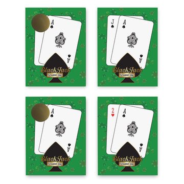 My Scratch Offs Casino Night Scratch Off Games 26 Pack, Blackjack