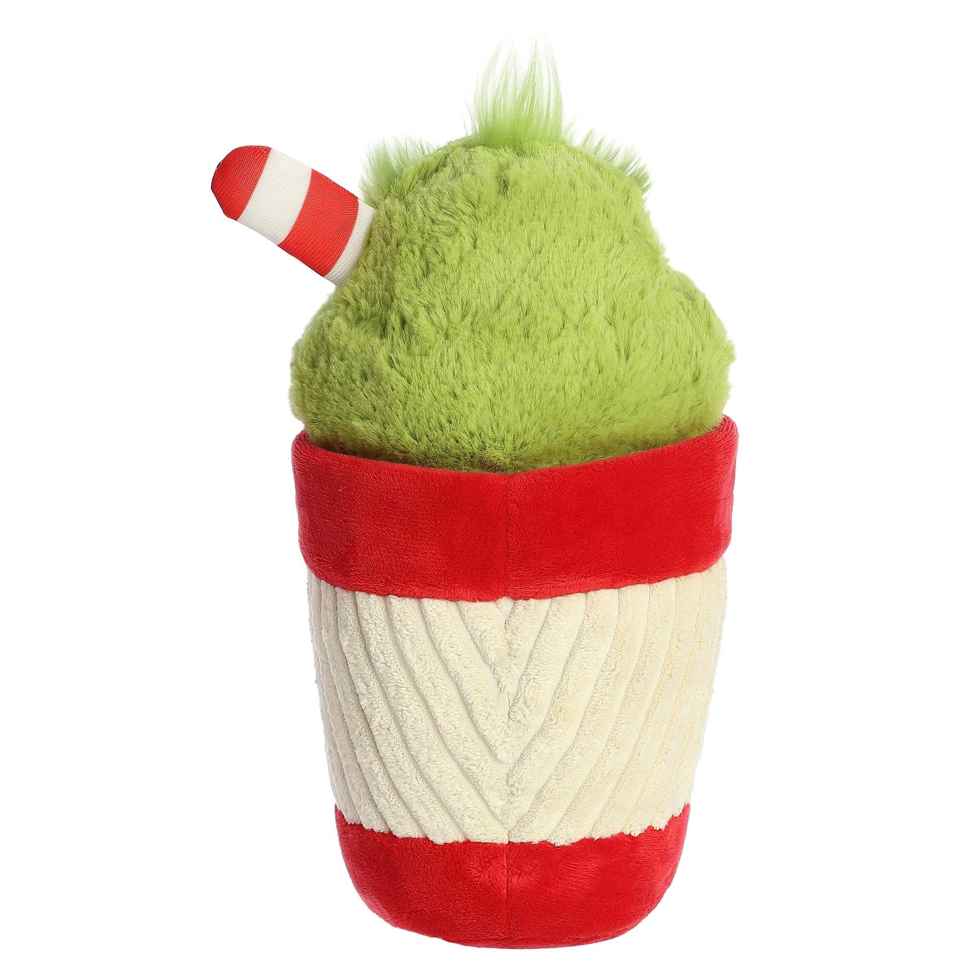 Aurora® Festive Dr. Seuss™ Grinchmas Cup Stuffed Animal - Officially Licensed Plush for Imaginative Play - Perfect for Kids and Adults - Multicolor 9