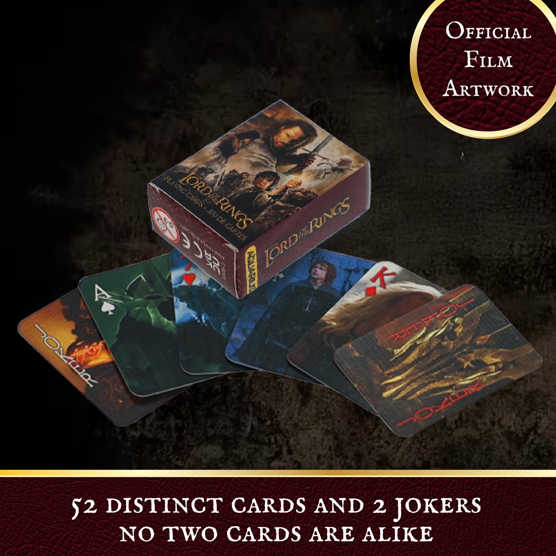 AQUARIUS Lord of the Rings Chiisai Mini Playing Cards
