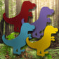 Dinosaur Cutouts Large - Dino Craft 24 Dinosaur Crafts for Kids Ages 4-8 Dinosaur Crafts for Kids 3-5 Kids Birthday Party Activities Dinosaur Arts