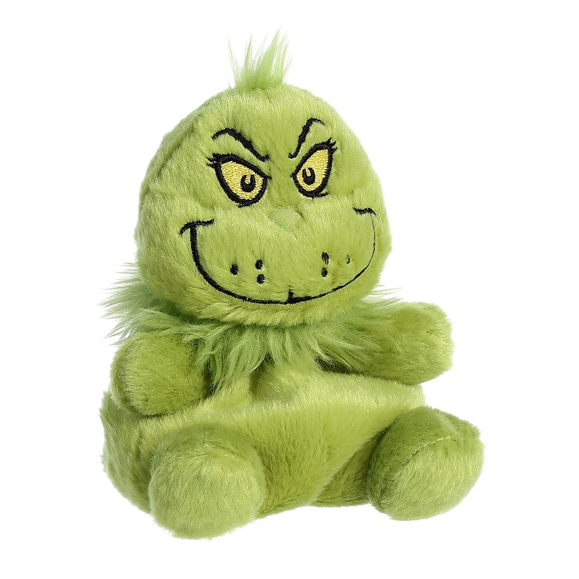 Aurora® Whimsical Dr. Seuss™ Palm Pals™ Grinch Stuffed Animal - Officially Licensed Plush for Imaginative Play - Perfect for Kids and Adults - Green