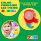 JOYIN 12 PCS Light Up Bath Toys, Toddler Flashing Colourful LED Bathtub Mermaid Toy, Baby Bathtime Floating Rubber Shower Gifts for Infant Kids Girls