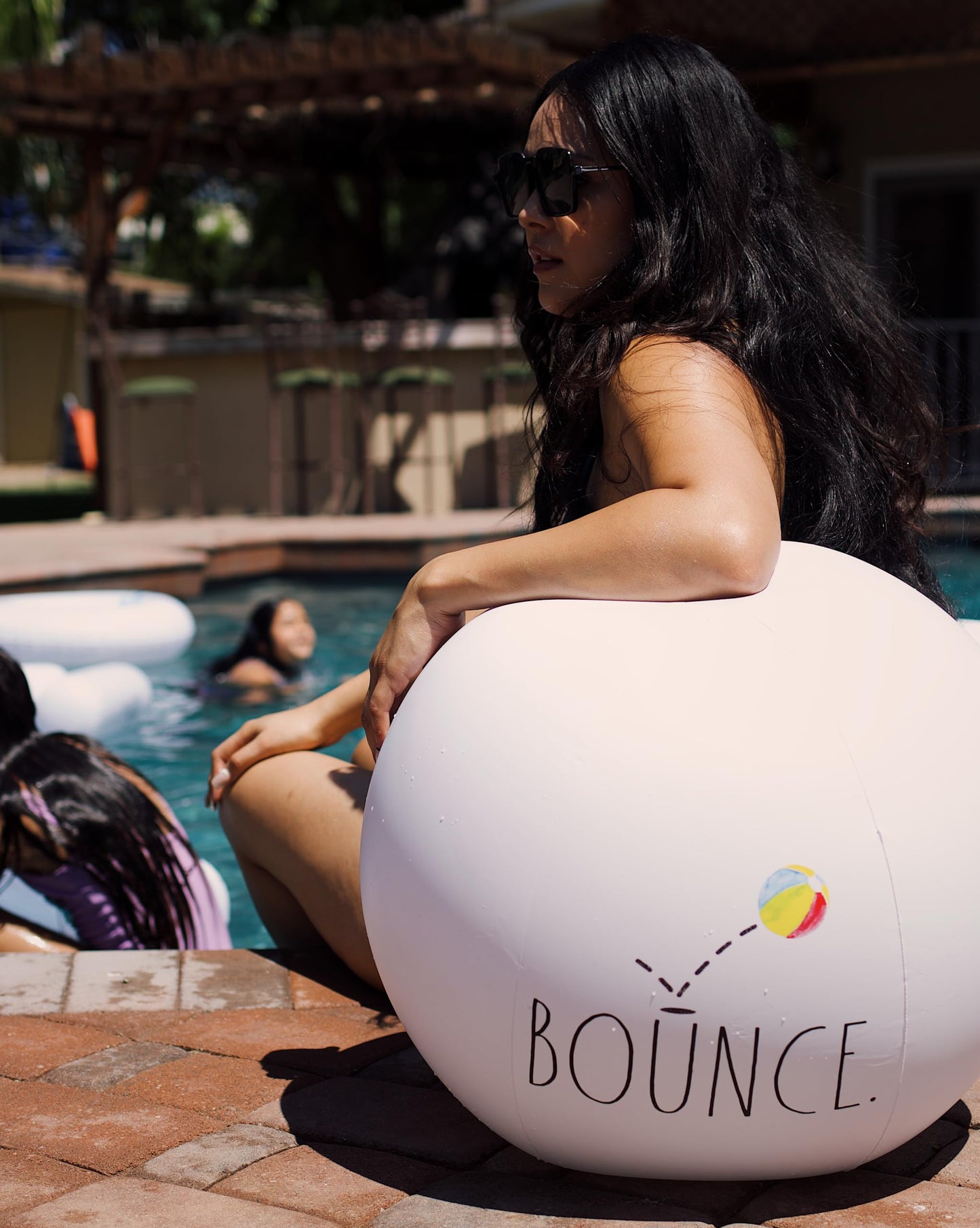 Coconut Float Rae x Dunn Large 27" Inflatable Beach Ball - Bounce Theme