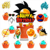 25pcs Q-L Birthday Decorations with 24pcs Cupcake Toppers, 1pcs Cake Topper for Birthday Party Supplies.
