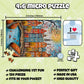 MicroPuzzles “City & Moon Scape” Mini Jigsaw Puzzle 2-Pack - 150-Piece Night-Skyline Travel 4×6 in Puzzle Gift | Made in USA | Small Business