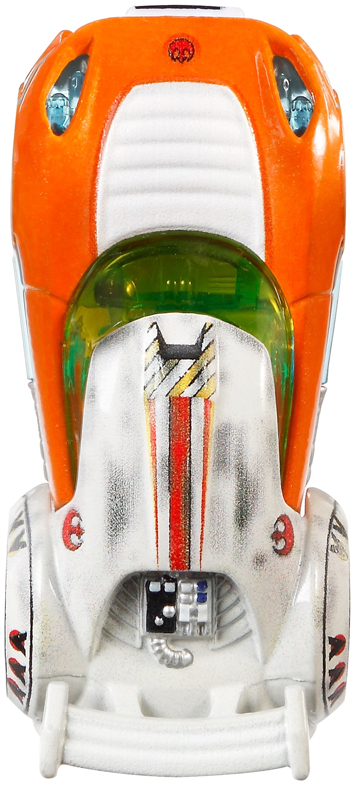 Hot Wheels Star Wars Rogue One Character Car, Luke Skywalker (X-Wing Gear)