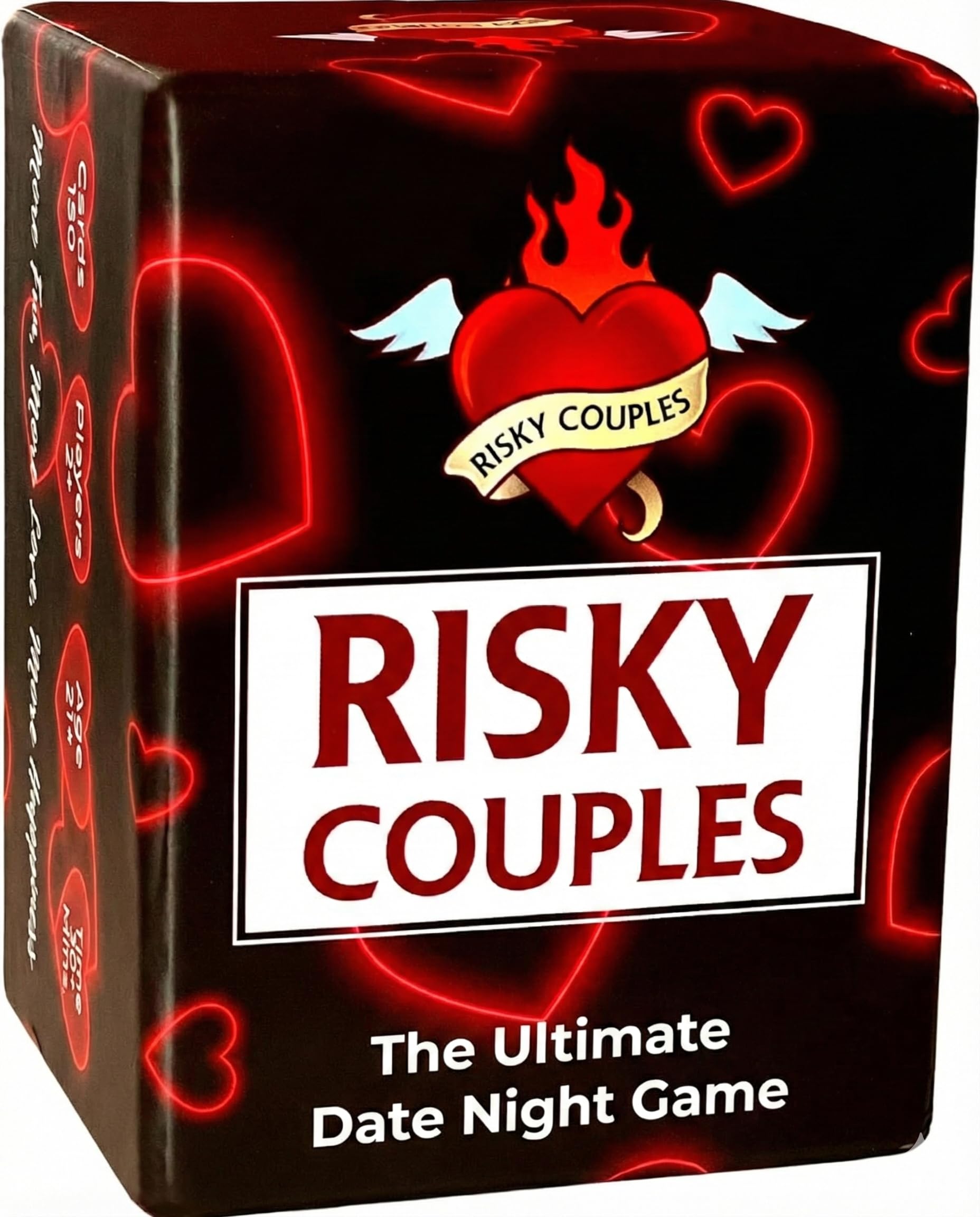 RISKY COUPLES | Couples Card Games for Date Night: 150 Questions & Challenges for Your Partner | Romantic Card Game for Anniversary, Valentines