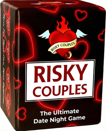 RISKY COUPLES | Couples Card Games for Date Night: 150 Questions & Challenges for Your Partner | Romantic Card Game for Anniversary, Valentines