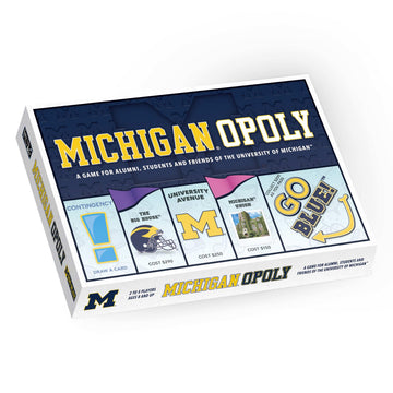 Late for The Sky: Michigan-Opoly - University of Michigan Themed Family Board Game, Opoly-Style, Traditional Play Or 1 Hr Version, Age 8+, 2-5 Players