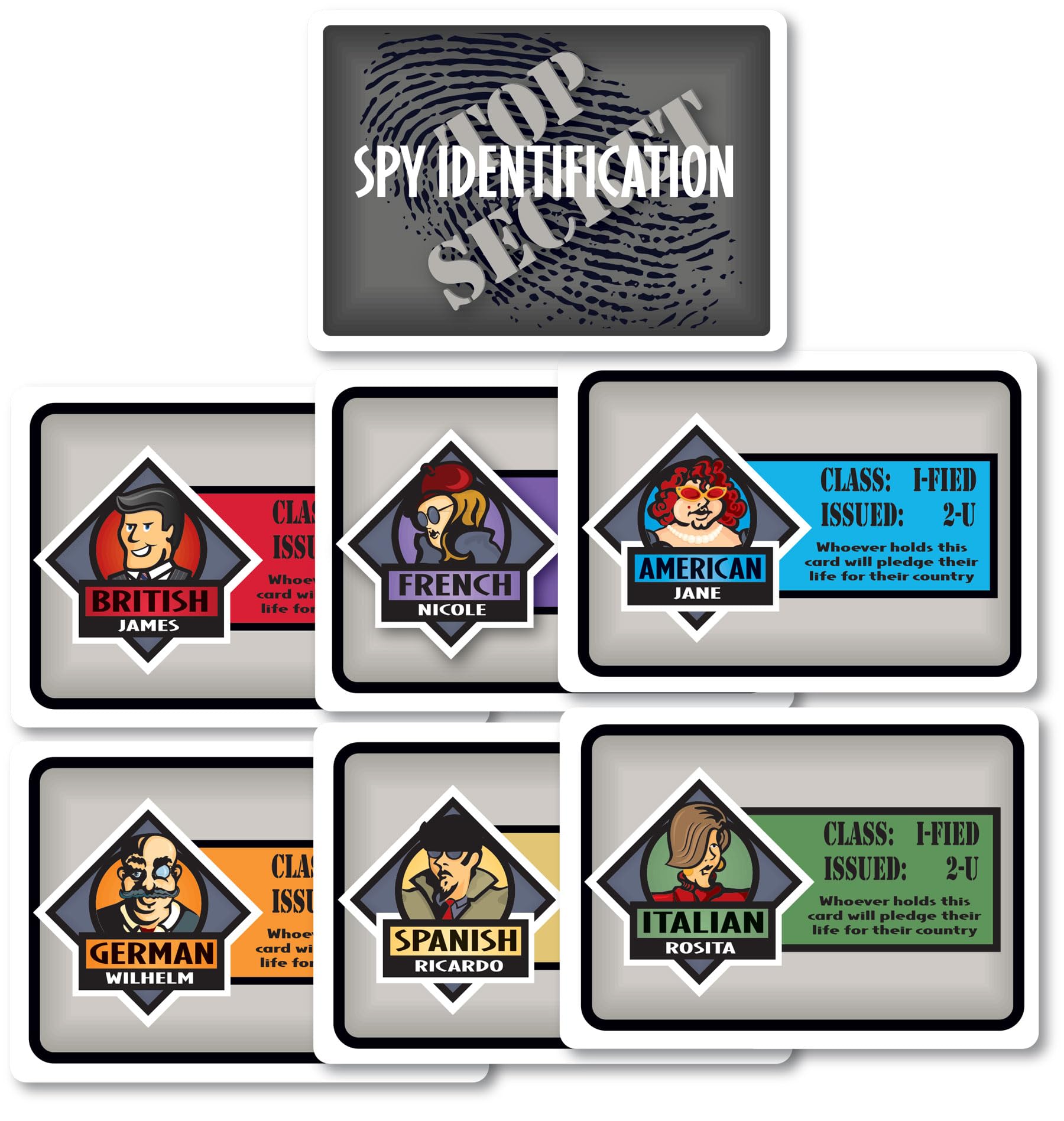 SPY ALLEY Card Game: Secret Intrigue for Kids and Adults Ages 8 and Up, Reimagined Spy Game for 2-6 Players, Mystery Games, Family Games for Kids