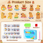 FFyhiinski CAPY Diamond Art Kits - 12Pcs CAPY 5D DIY Creative Art Craft Mosaic Sticker, Digital Diamond Parent Child Activity Kit, Beginner Craft