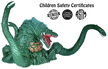 TwCare Biollante vs Godzilla Toy Action Figure: King of The Monsters, Movie Series Movable Joints Soft Vinyl, Travel Bag