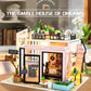 Spilay DIY Miniature Dollhouse Kit with Wooden Furniture,DIY Dollhouse Kit with Dust Proof and Music Movement,1:24 Scale Creative Room for Romantic