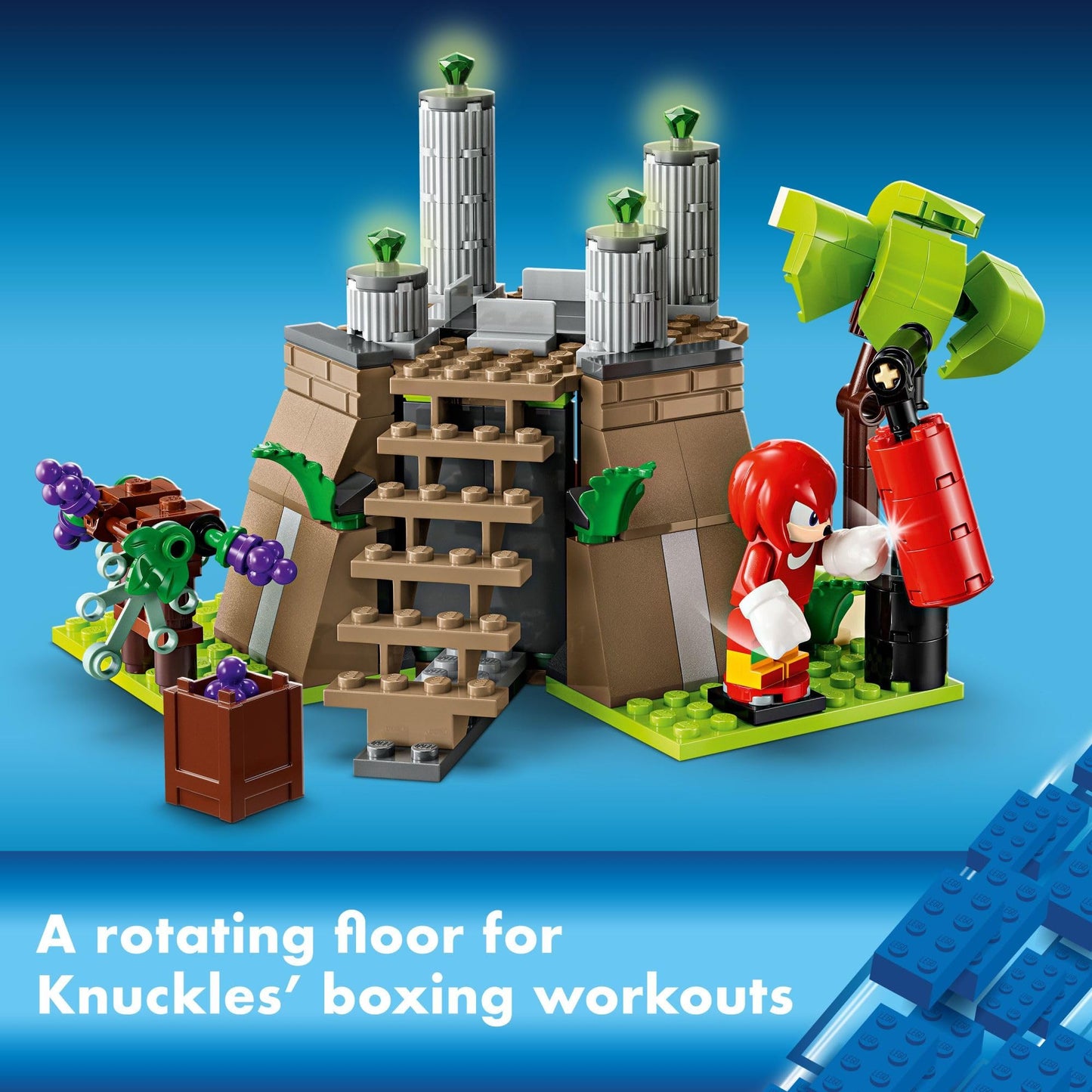 LEGO Sonic The Hedgehog: Knuckles and The Master Emerald Shrine Collectible Video Game Toy Building Set, Comes with 2 Sonic Action Figures, Gamer Gift