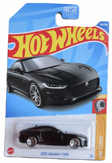 Hot Wheels 2020 Jaguar F Type, HW Turbo 10/10 [Black] 158/250