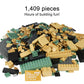 Apostrophe Games Statue of Liberty Building Block Set (1,409 Pieces) New York's Statue of Liberty Famous Landmark Series - Architecture Model for Kids