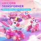 Unicorn Transforming RC Car, 2-in-1 Robot, 60-Min Playtime, Rechargeable