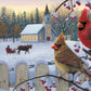 Buffalo Games - White Crimson Morning - 1000 Piece Jigsaw Puzzle for Adults