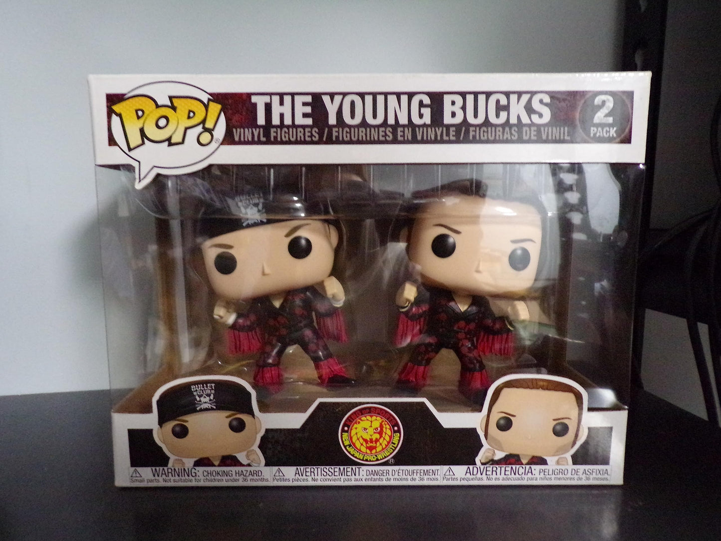 Funko Pop! Wrestling: Bullet Club - Young Bucks 2 Pack, Multicolor