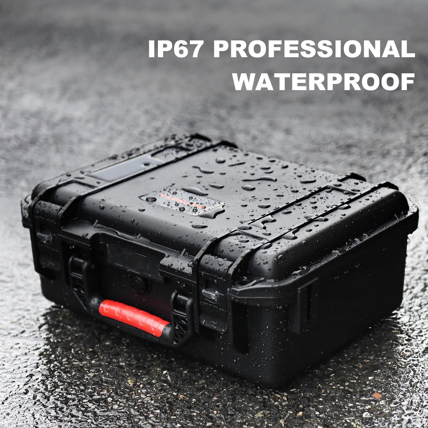 Hard Case for DJI Air 3S/Air 3 - Waterproof Carrying Cases, Portable Storage Bag Fits for DJI Fly More Combo, RC 2/RC-N2/RC-N3 Controller, Batteries