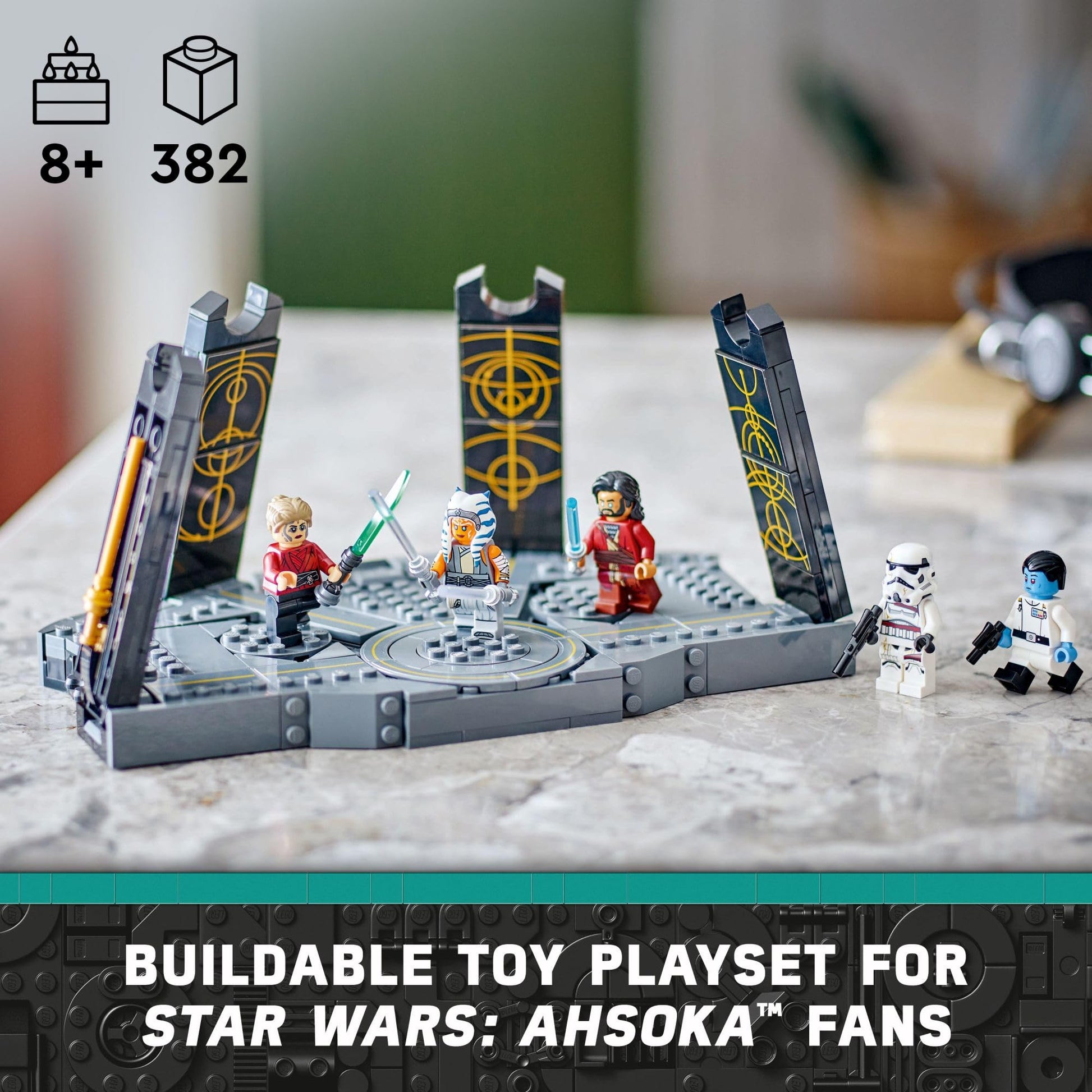 LEGO Star Wars Ahsoka Tano’s Duel on Peridea Building Toy for Kids, Collectible Toy with 5 Star Wars Minifigures Including Grand Admiral Thrawn