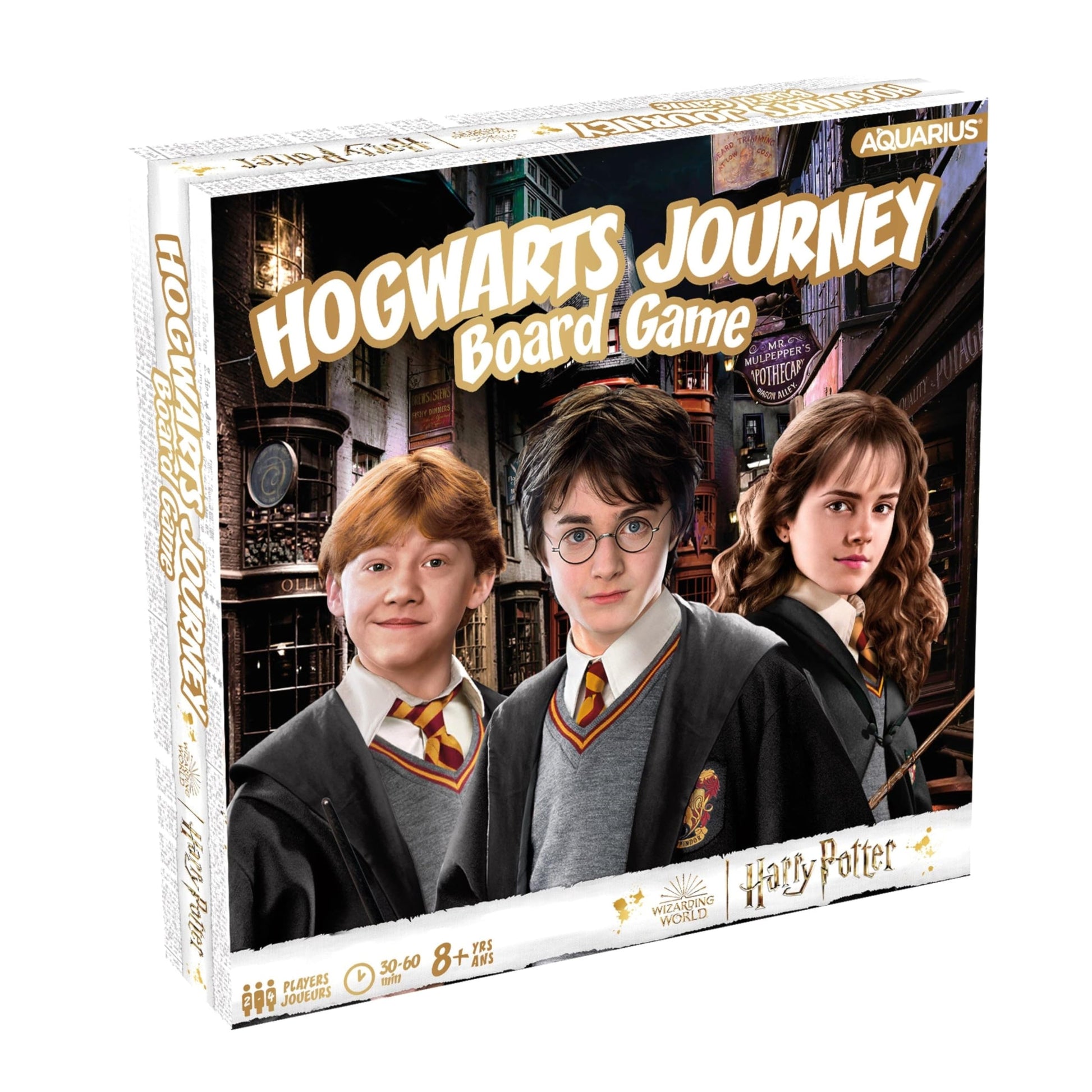 Aquarius Harry Potter Hogwarts Journey Board Game, Family Game for Kids, Adults, Fans & Collectors, 2-4 Players, Ages 8+, 30-60 Min, Gift Set